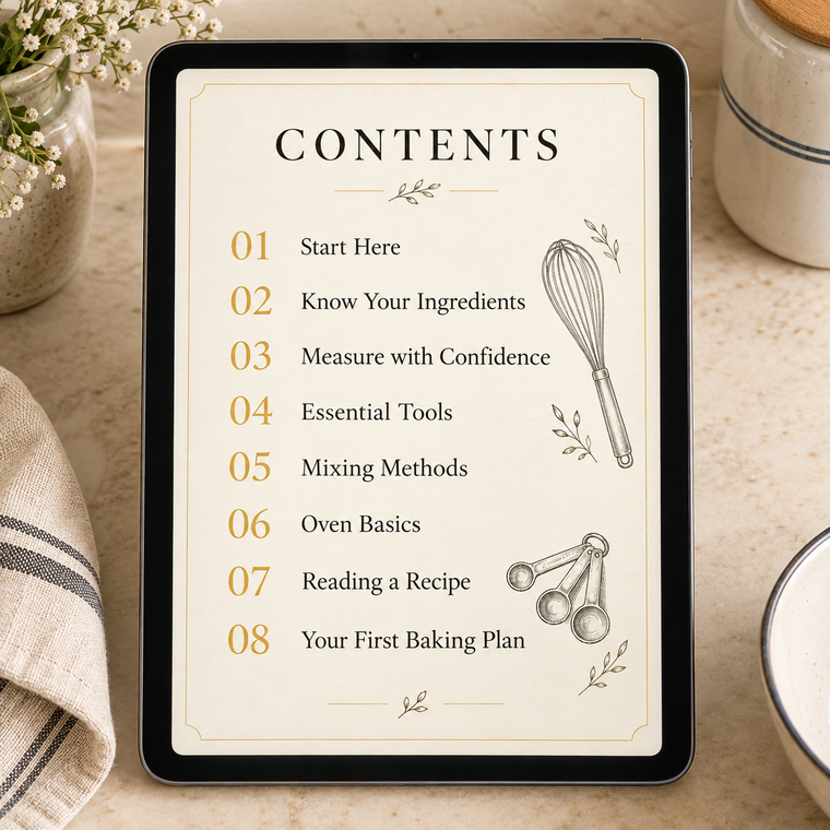 Table of contents from The Baker’s Troubleshooting Guide.